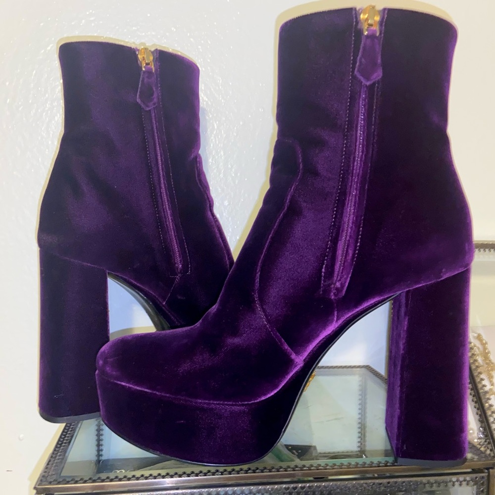 Prada platform booties
